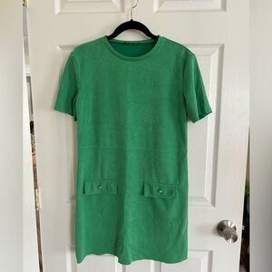 Green Zara dress
